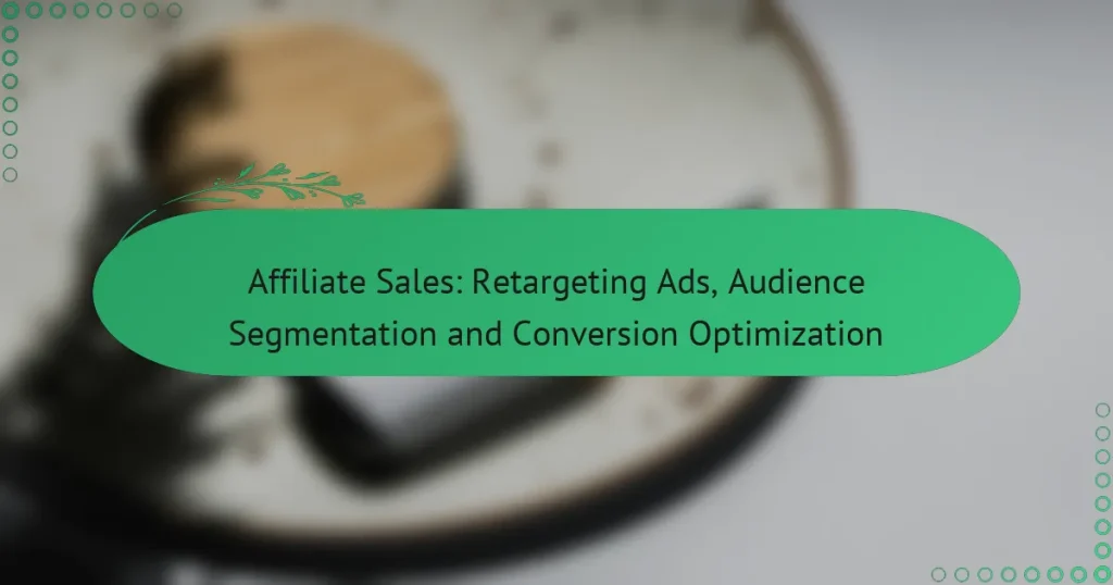 Партнёрские Продажи: Ретаргетинг Рекламы, Сегментация Аудитории и Оптимизация Конверсии