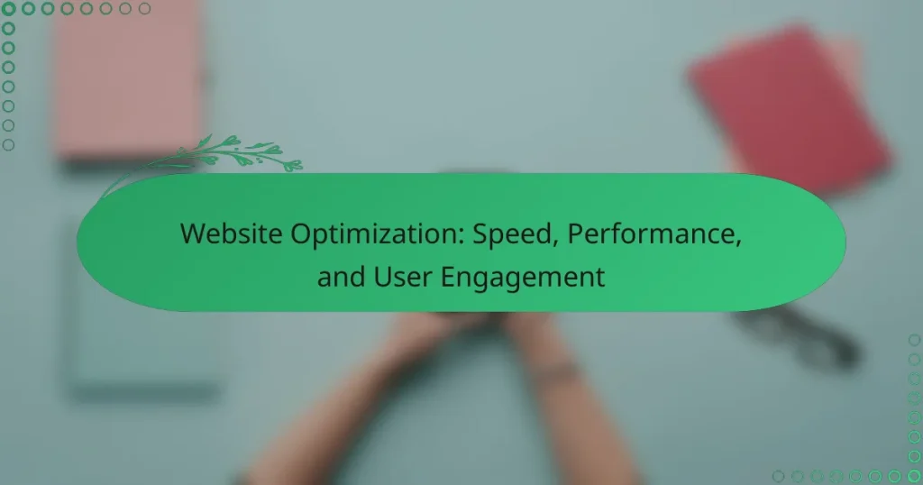Оптимизация веб-сайта: скорость, производительность и вовлечение пользователей